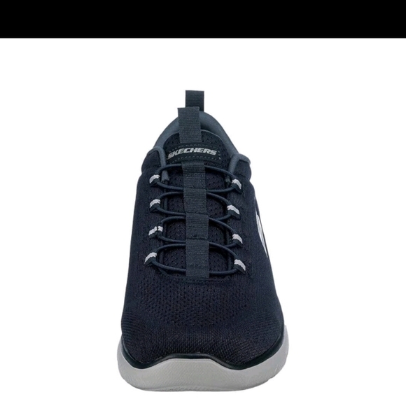 Skechers Men's Summits - Louvin Wide Width Slip-On Sneaker, Navy 232186W - Picture 7 of 9